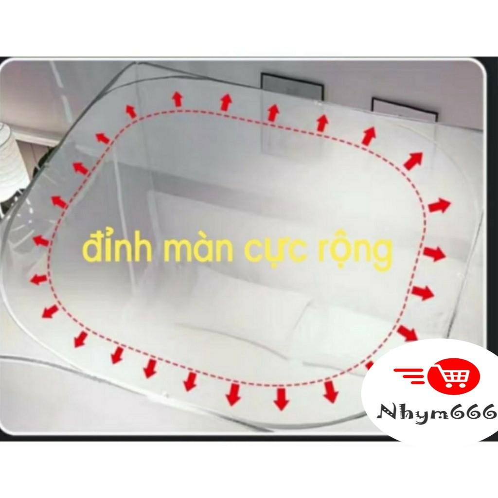 Màn chụp đỉnh vuông,Mùng chụp tự bung đỉnh vuông siêu rẻ