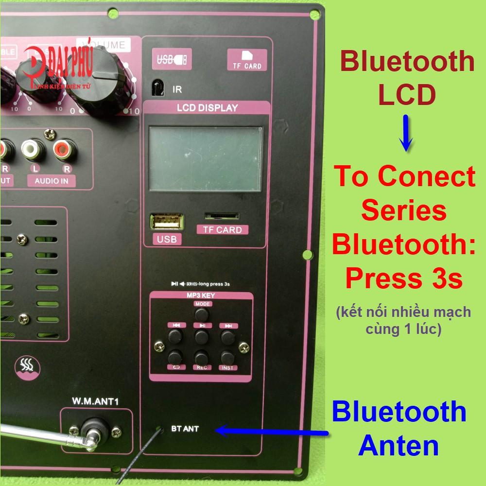 Mạch loa kéo Reverb Echo + Chống hú công suất lớn chuyên loa kéo 5 tấc đôi, 6 tấc đôi cao cấp - âm thanh cực mạnh