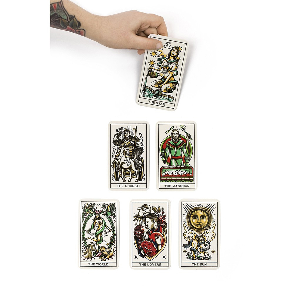 Bài Tarot Oracle Tiên Tri Tattoo Tarot Tặng Đá Thanh Tẩy