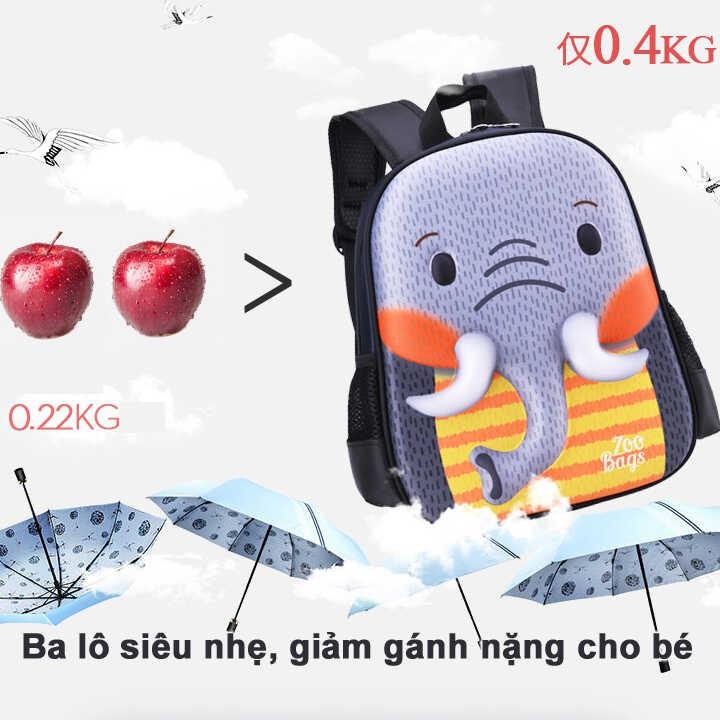 BALO HỌC SINH HÌNH 3D NỔI SIÊU NHẸ VỚI THIẾT KẾ DỄ THƯƠNG - VL298