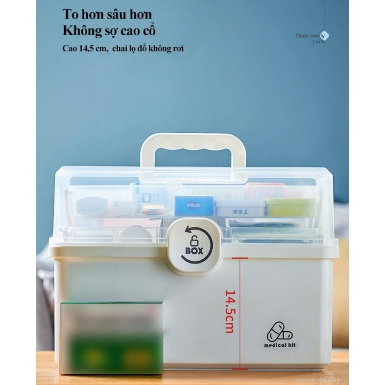 Hộp sơ cứu gia đình Medical Kit nhiều tầng cỡ lớn - Home and Garden