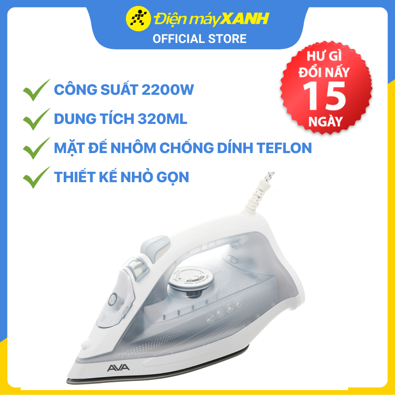 Bàn ủi hơi nước Ava SW605 - Hàng chính hãng