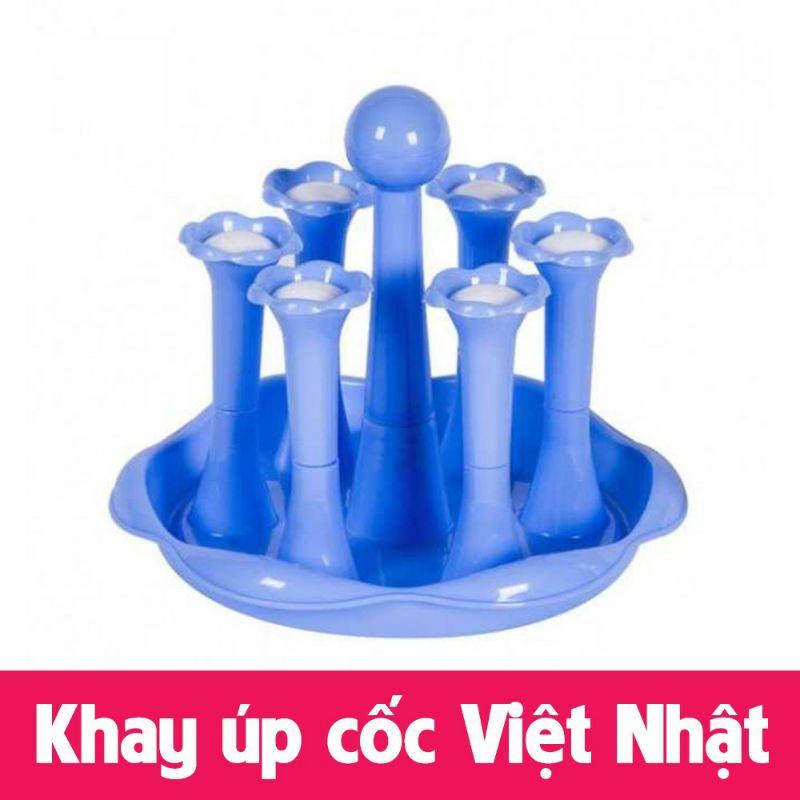 Khay úp cốc nhựa tròn hàng Việt Nam