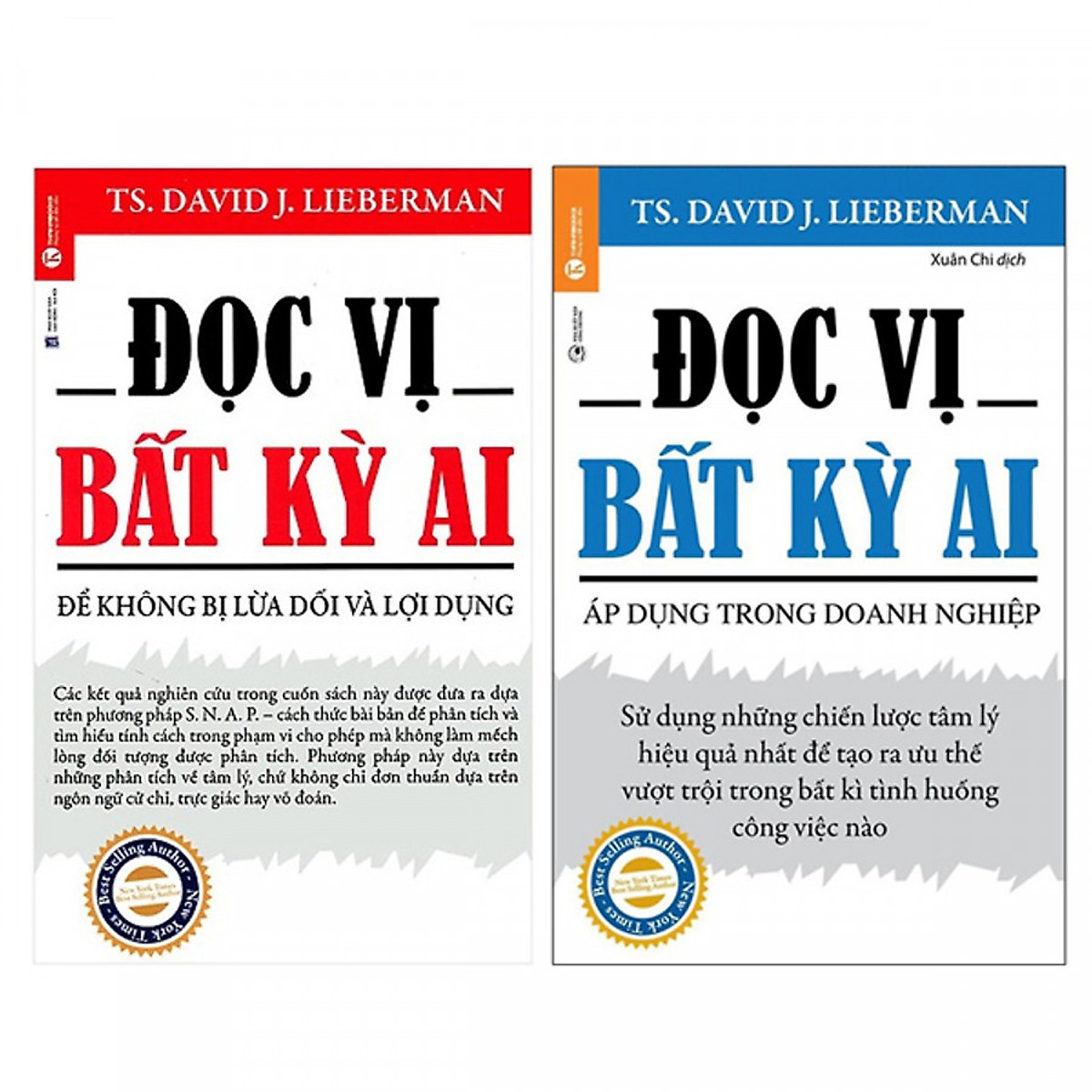 Combo Đọc Vị Bất Kỳ Ai - Để Không Bị Lừa Dối Và Lợi Dụng + Đọc Vị Bất Kỳ Ai - Áp Dụng Trong Doanh Nghiệp (Tái bản 2020)