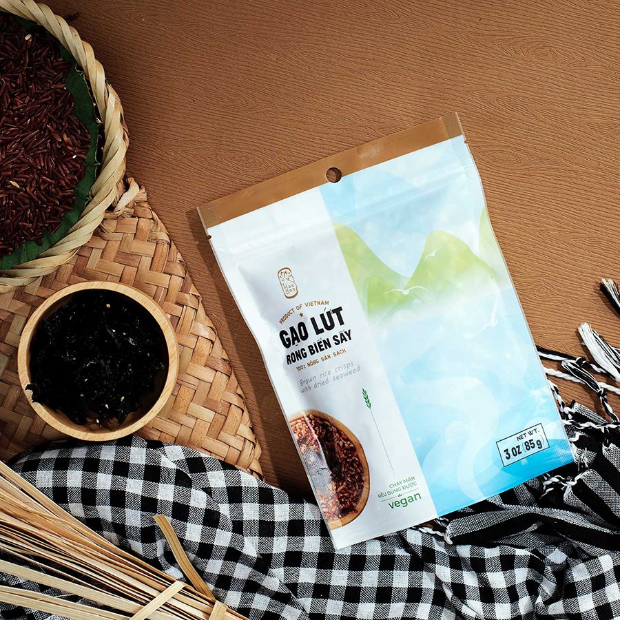Gạo Lứt Hoa Sen Rong Biển 85g