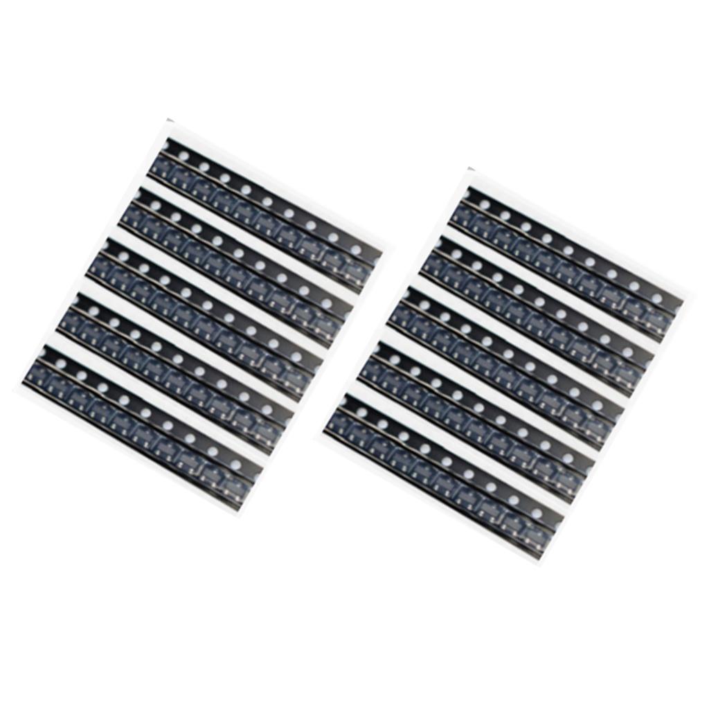 SOT-23 General Purpose 3 Terminals PNP Transistors, 100 Piece