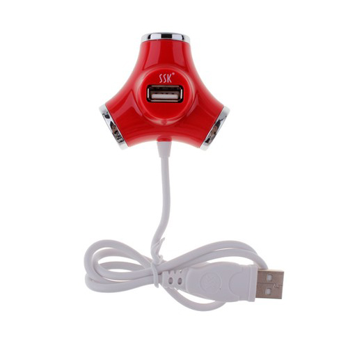 Hub USB bộ chia cổng USB từ 1 ra 4 cổng SSK SHU 012