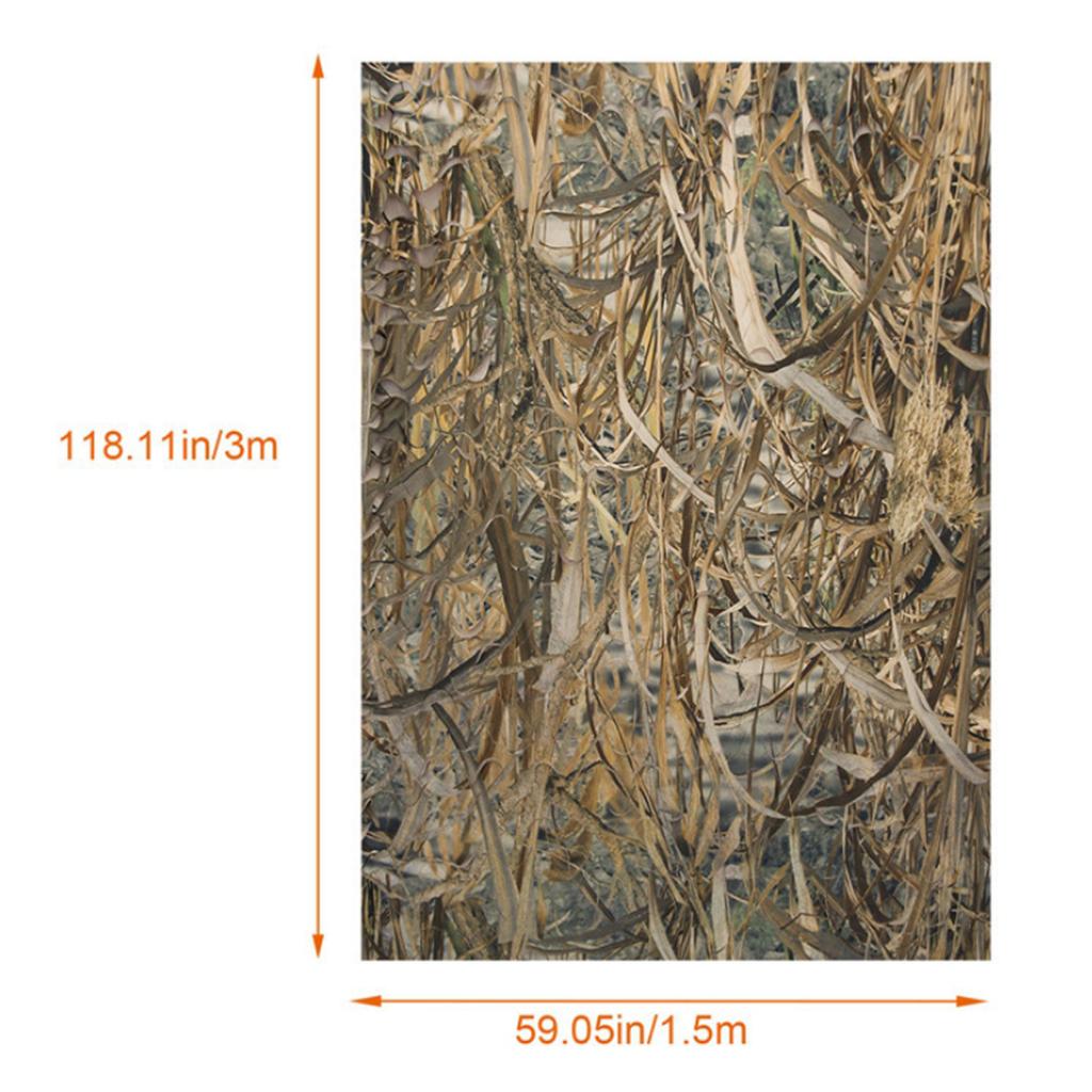 Camouflage Netting Car Leaves Camo Net Camping Fruit Flowers Blinds Mesh Net