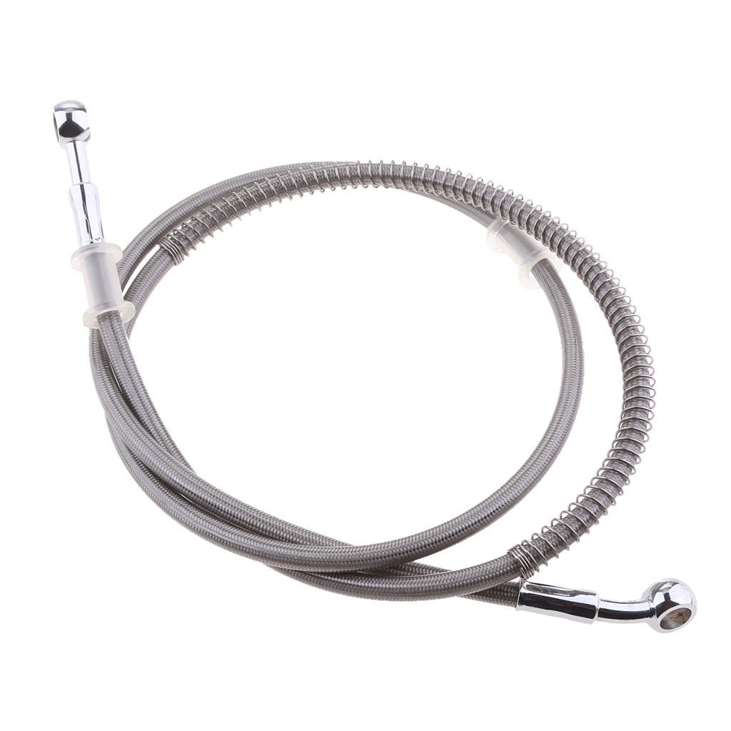 2Pieces 150cm Universal Motorcycle Motorbike Brake Braided Hose Line Pipe