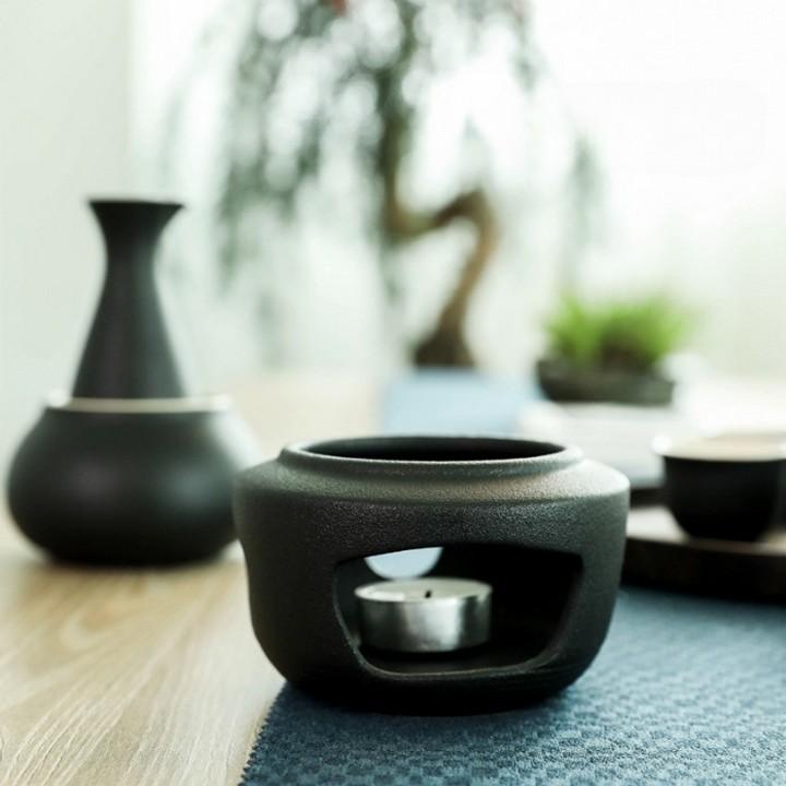 Bộ 7 Chi Tiết Uống Sake Hâm Nóng Tại Bàn Yumi-Zen Ceramics Cao Cấp - Riki Shop