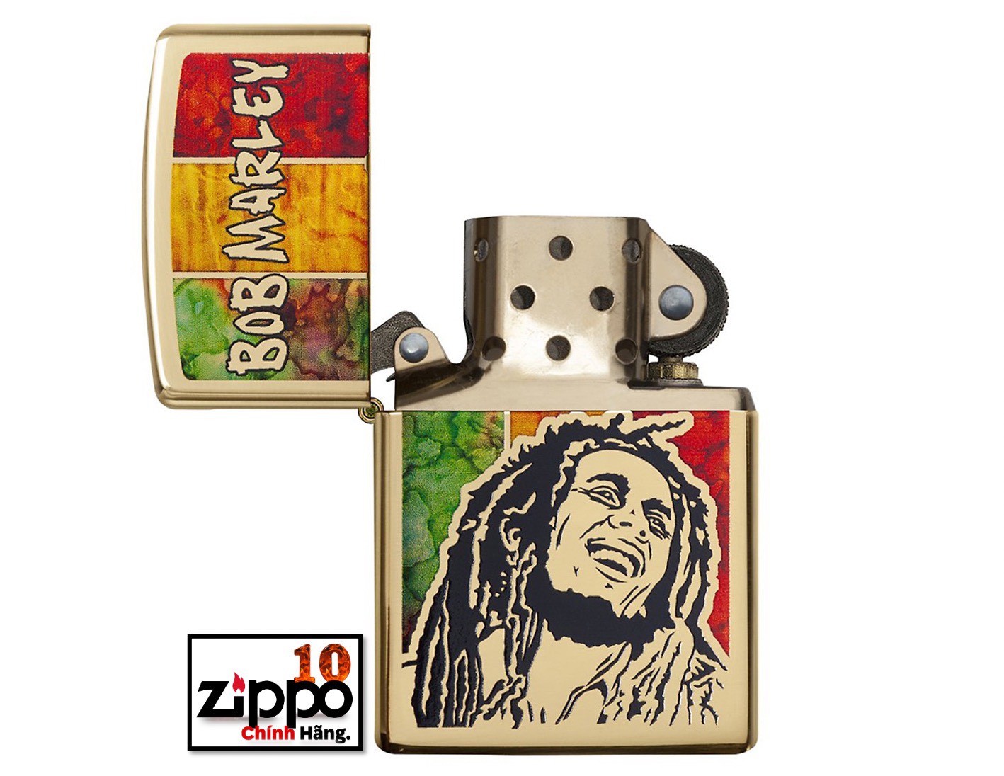 Bật lửa Zippo 29490 Bob Marley - Chính hãng 100%