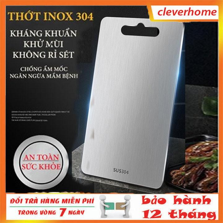 Thớt Inox 304 Kháng Khuẩn Cừờng Lực-Vệ Sinh Dễ Dàng- Rã Đông Nhanh-Chống Ẩm Mốc-Không Xước Dăm-Không Mùn Gỗ