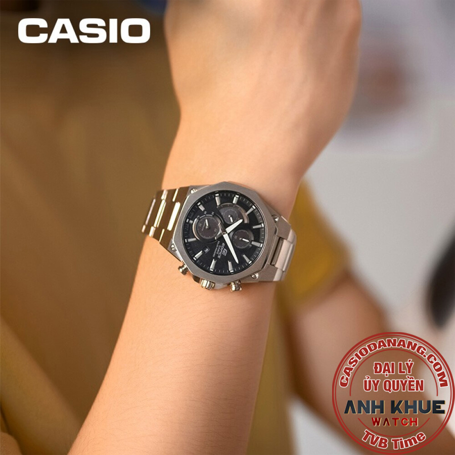 Đồng hồ nam dây kim loại Casio Edifice chính hãng EFS-S570D-1AUDF