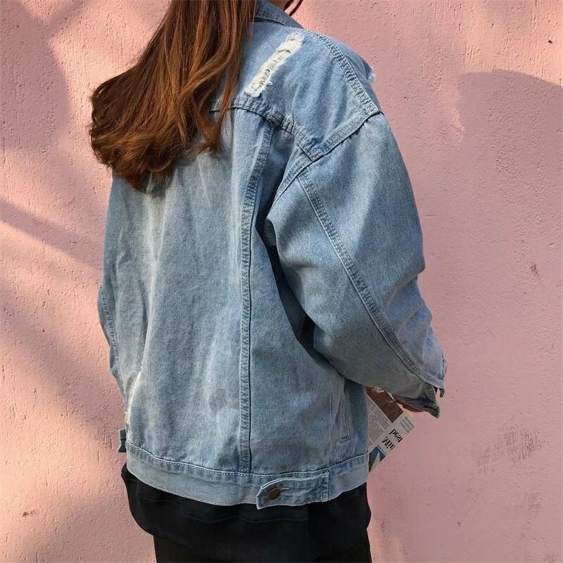 Áo khoác jeans nữ sành điệu cá tính cực hot