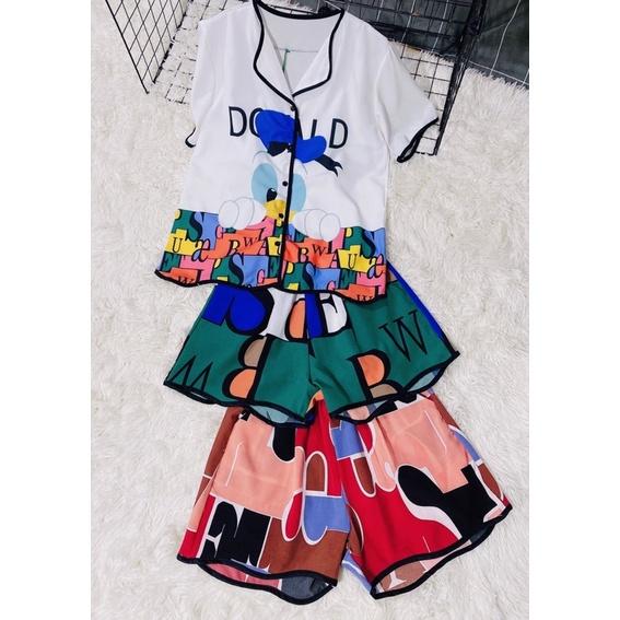 Bộ đùi PIJAMA lượn sóng, thiết kế lạ mắt siêu xinh