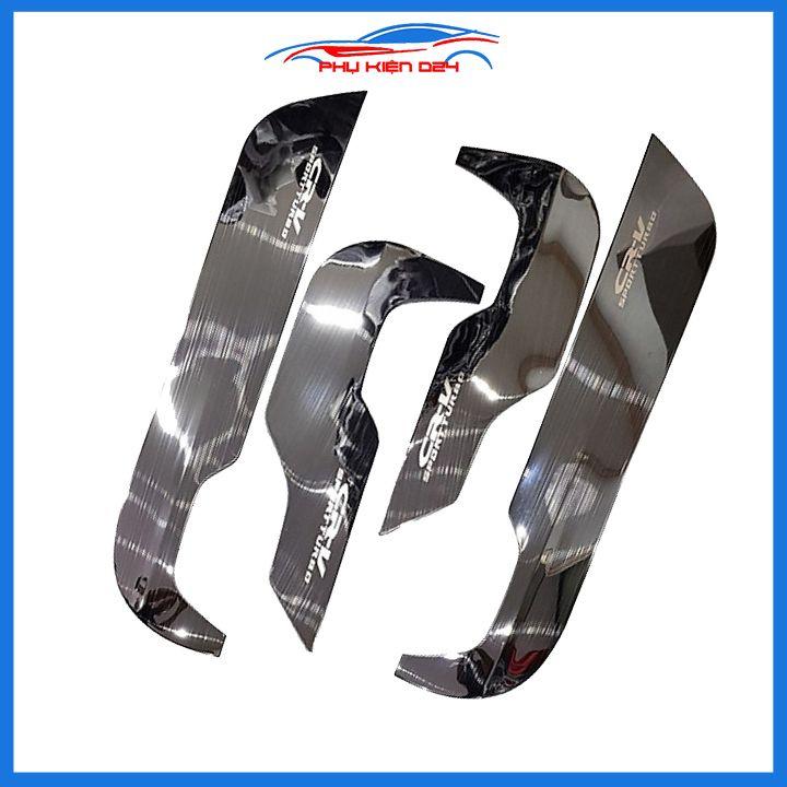 Bộ ốp tapli CR-V, CRV 2018-2019-2020-2021-2022 vân Titan chống xước va đập khi mở cửa và làm đẹp xe