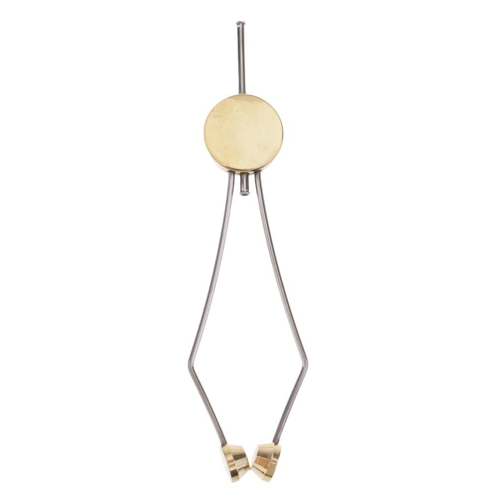 2 Pcs Stainless Steel Brass Fly Tying Bobbin Holder Fly Tying Bobbins Fly Fishing Smooth Spool