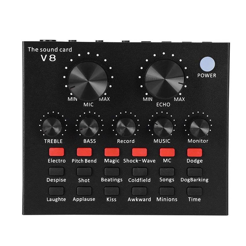 Sound Card thu âm V8