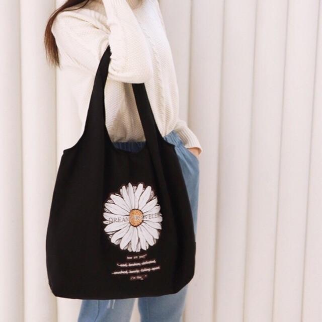 SỈ Túi tote vải bố đựng đồ canvas đeo chéo nhiều mẫu hot