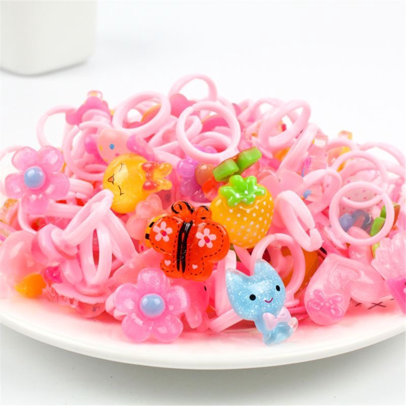 Nhẫn Nhựa Bé Gái Dễ Thương Công Chúa, Mèo,… - SLL Nhắn Shop