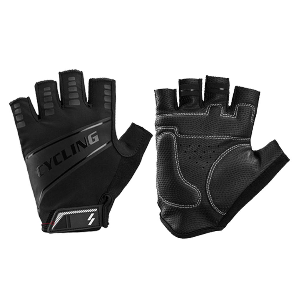 Cycling Padded Gloves Mountain Road Bicycle Fitness Half Finger Gloves