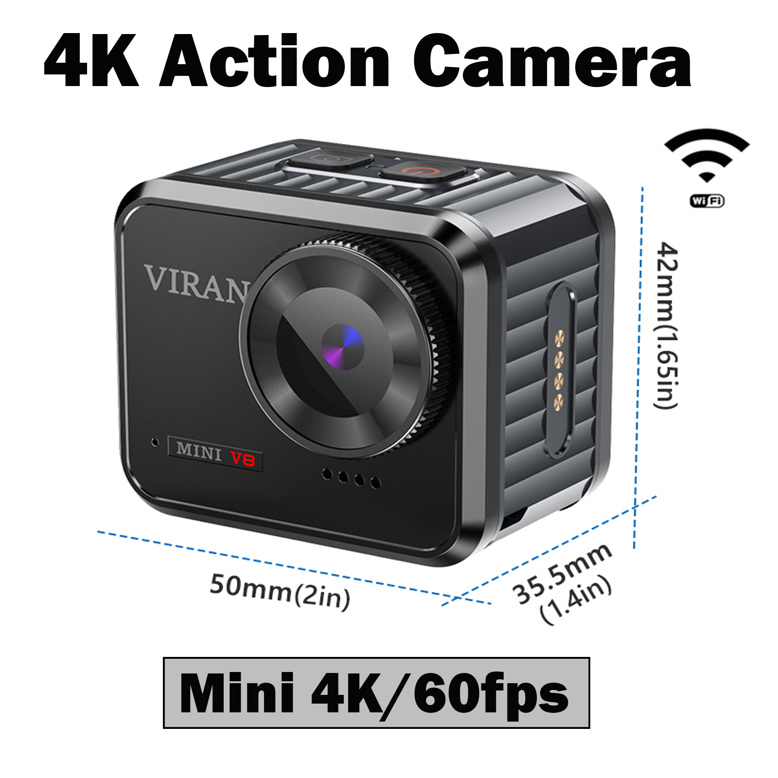 Camera hành động HD 4K/60fps mới