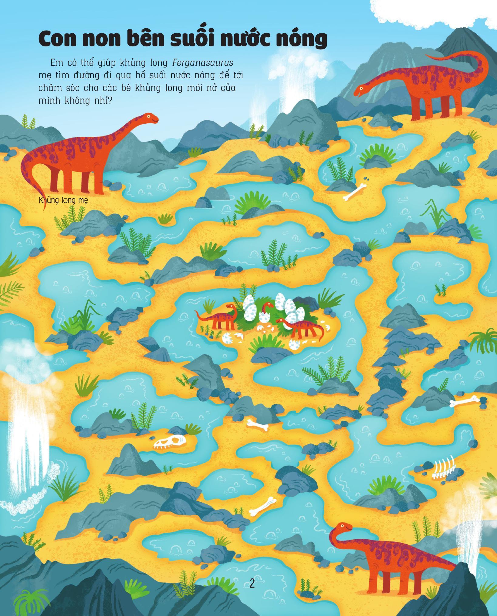 Sách - Giải Mã Mê Cung - Phát Triển IQ - Khủng Long