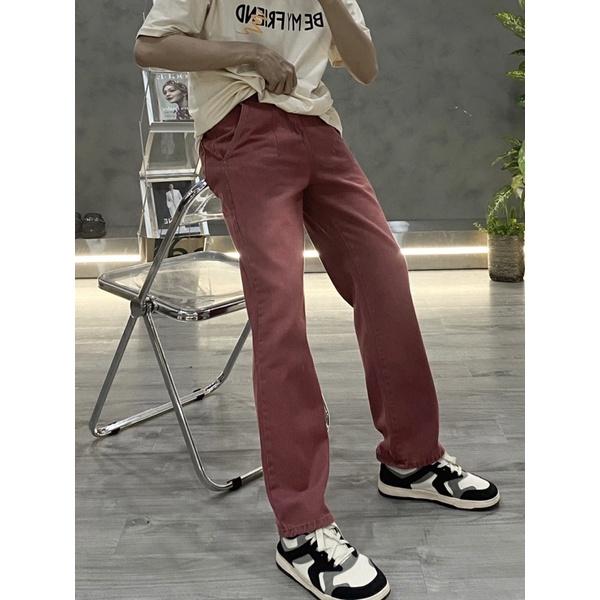 Baggy jeans quần jeans nam màu lạ phong cách
