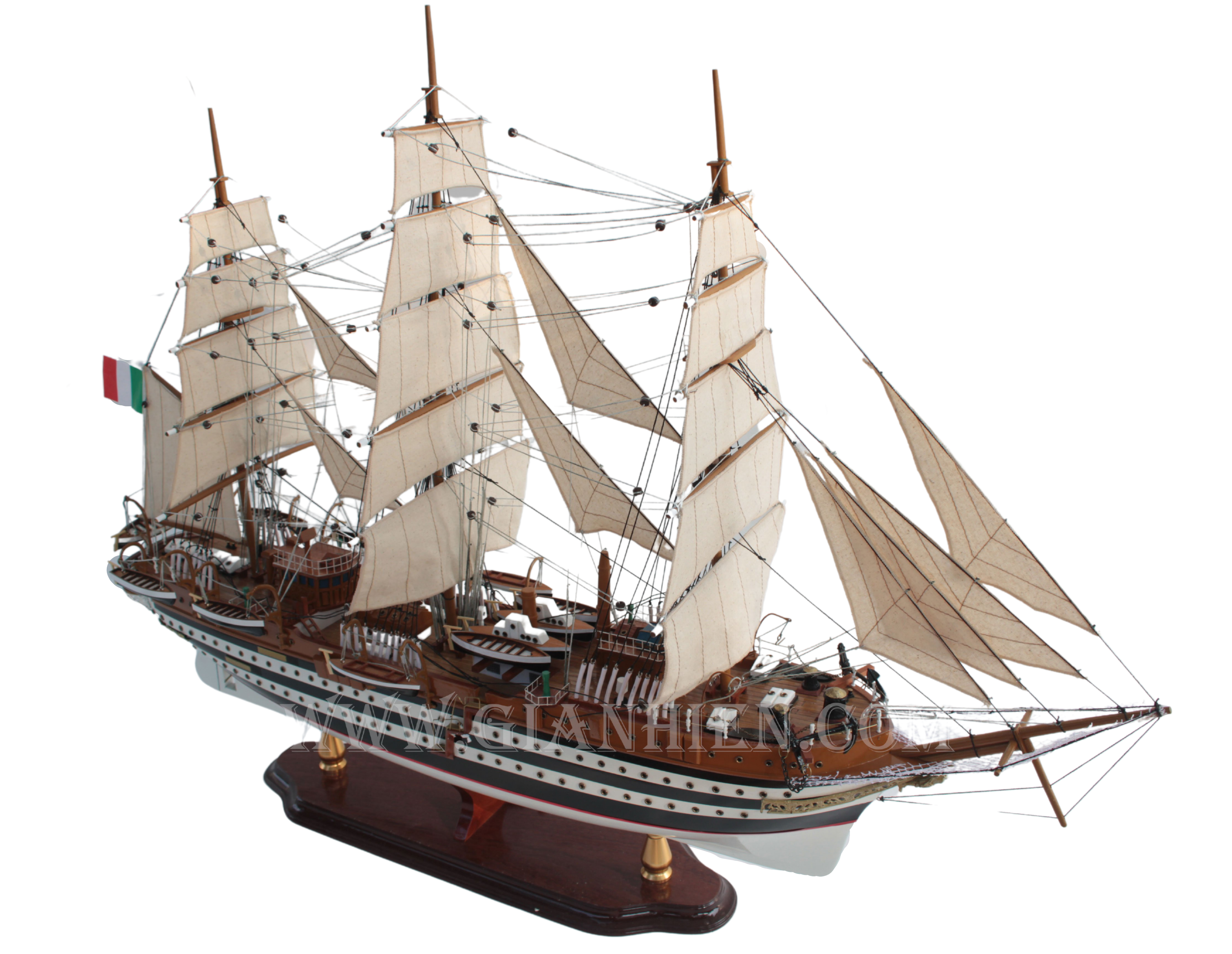 Mô hình Thuyền Cổ AMERIGO VESPUCCI 80CM (Giá xưởng)