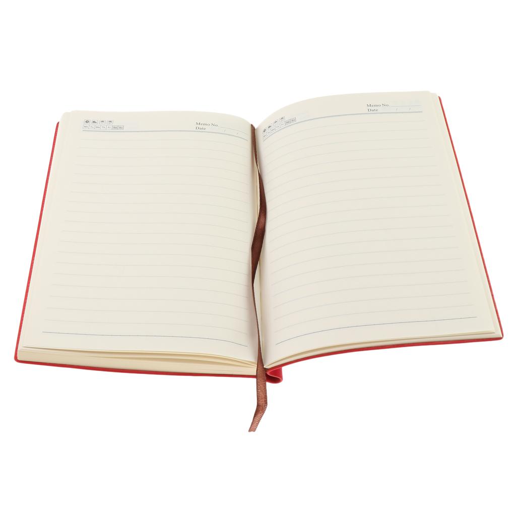 Home Office Use Business Notebook Writing Diary Journals Notebook Red