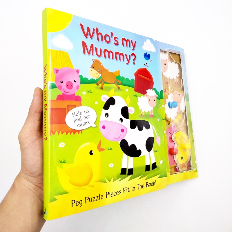 Peg Puzzles - Who's My Mummy?