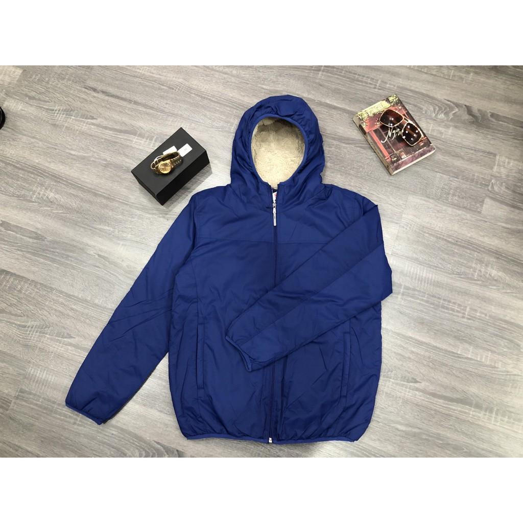 Áo gió nam lót lông MÁT NHẸ