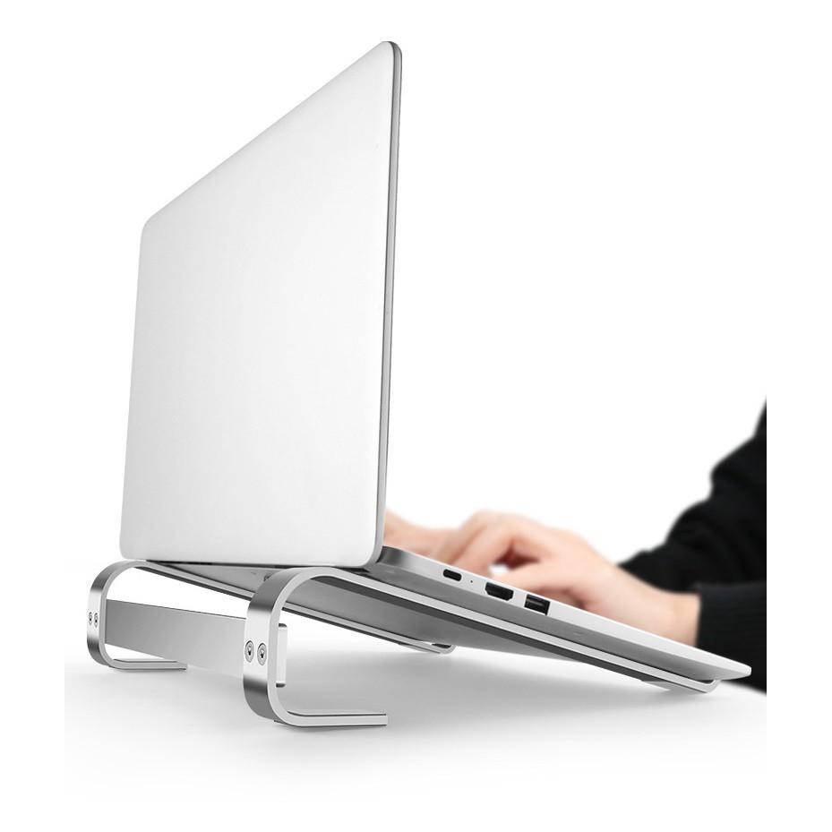 Giá đỡ laptop dạng U cong bằng hợp kim nhôm giúp tản nhiệt làm mát cho Macbook 11-17inch