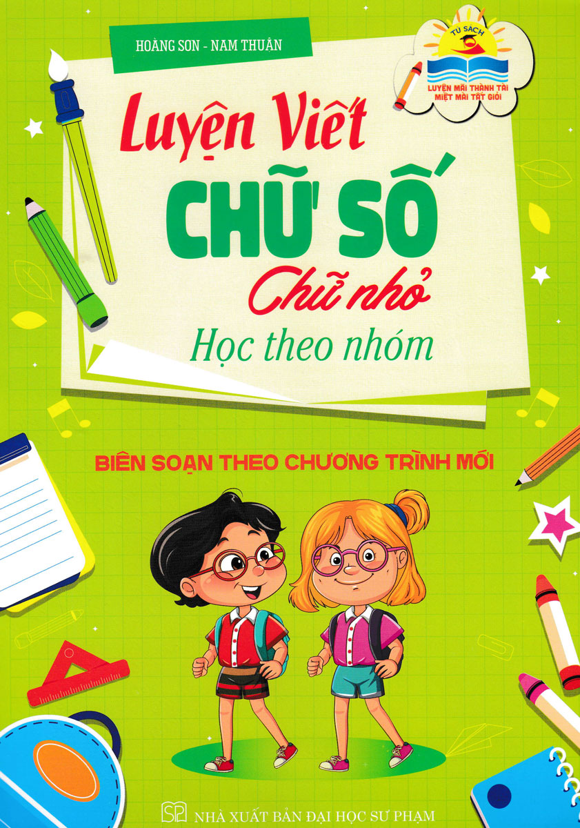 Combo Luyện Viết Chữ Hoa + Chữ Thường + Chữ Số (Chữ Nhỏ - Học Theo Nhóm) (Bộ 3 Cuốn, Khổ 19x27) - HA