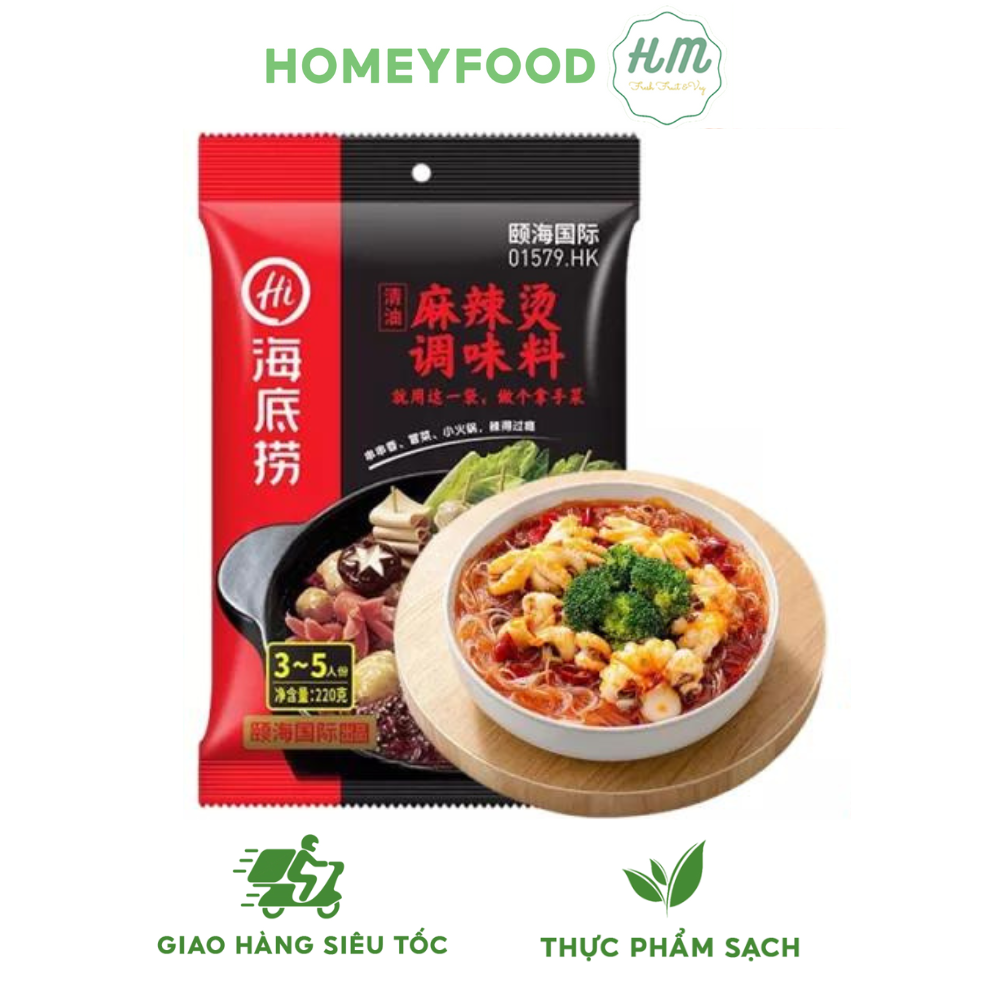 Cốt Lẩu Haidilao Vị thập cẩm - set cốt lẩu thơm ngon 4 ~6 người ăn