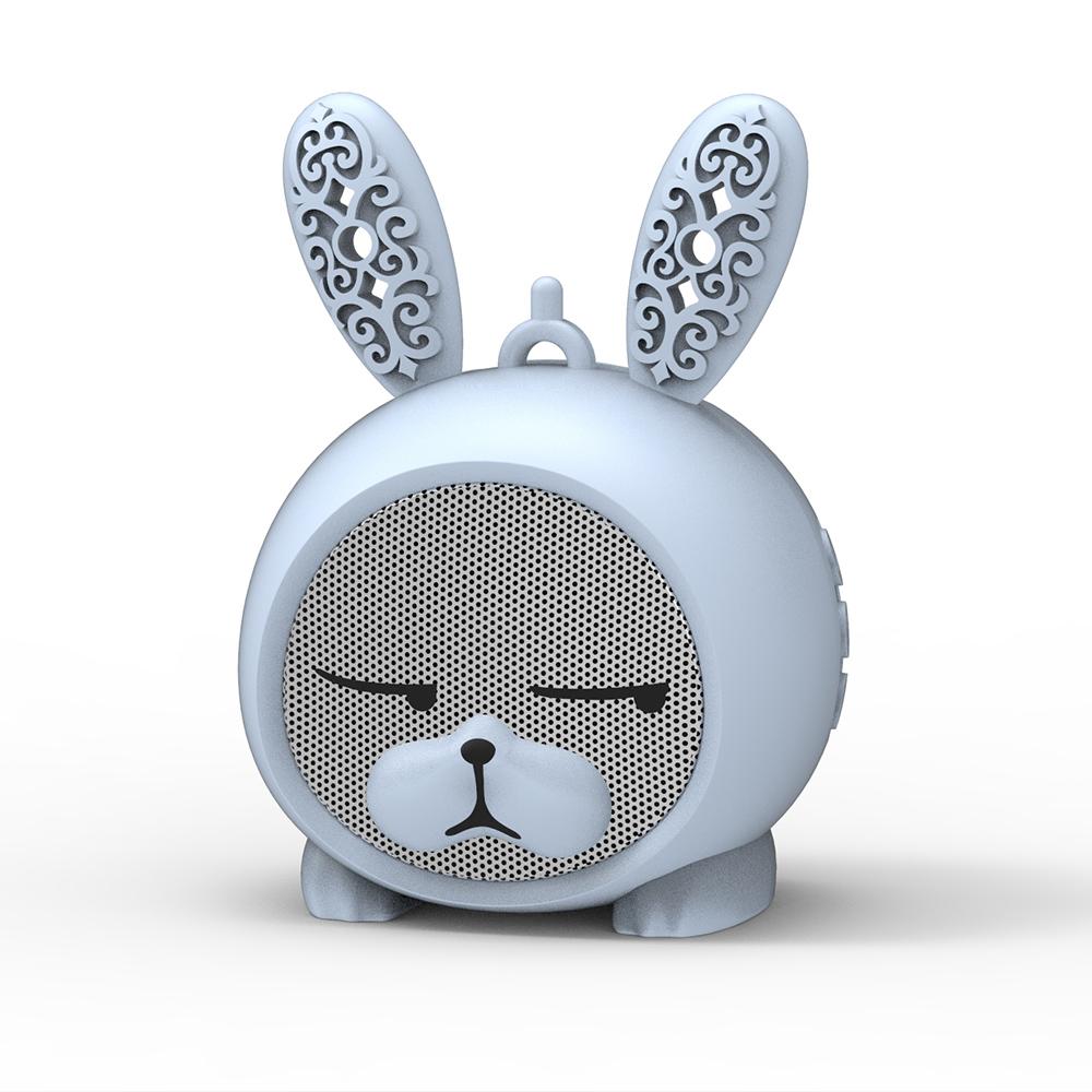 Loa Bluetooth di động Rabbit V5.0 Micrô điều chỉnh âm lượng Màu sắc: Xanh dương