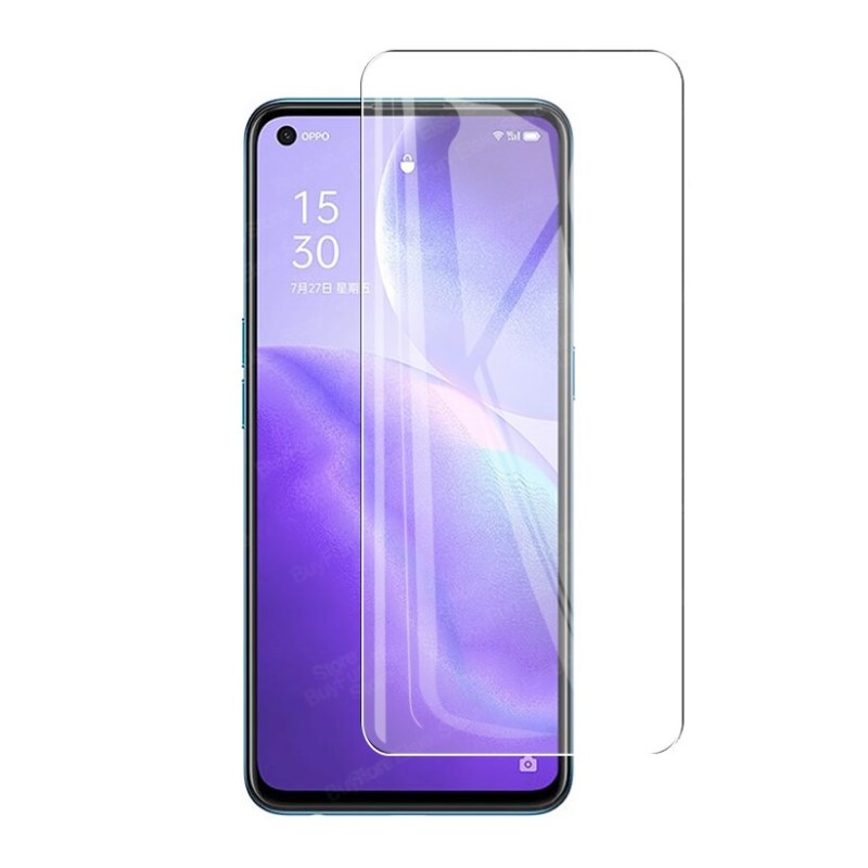 Kính cường lực cho Oppo Reno 5 5G nhám Chống vân tay/ Chống nhìn trộm/ Full màn hình/ Không viền màu/ Ốp trong chống sốc