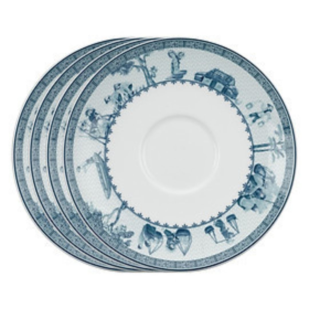 Dĩa lót tách 14 cm – Jasmine – Thôn Dã - Gốm sứ cao cấp Minh Long 1
