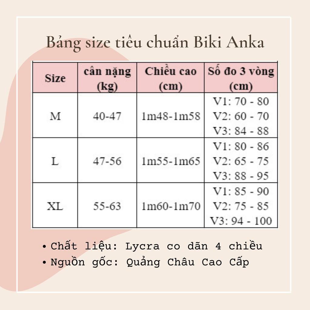 Bikini Bộ Đồ Bơi Nữ 2 Mảnh Tay Bồng Hồng UZZLANG HÀN QUỐC