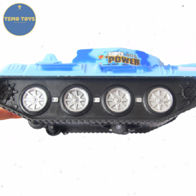 đồ chơi xe tăng cho bé trai chạy bằng pin có đèn sáng