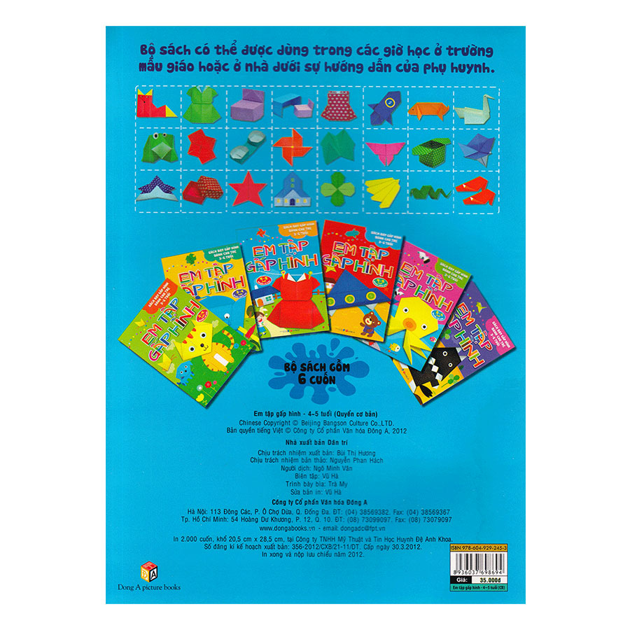 Em Tập Gấp Hình 4-5 Tuổi - Cơ Bản