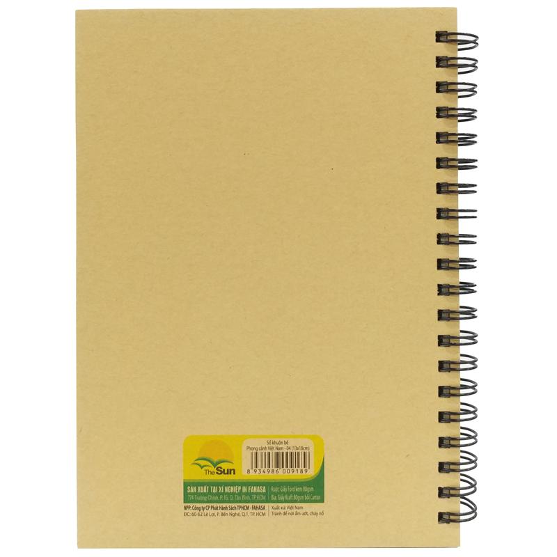 Sổ Lò Xo Khuôn Bế Phong Cảnh Việt Nam - The Sun 04 - Khuê Văn Các