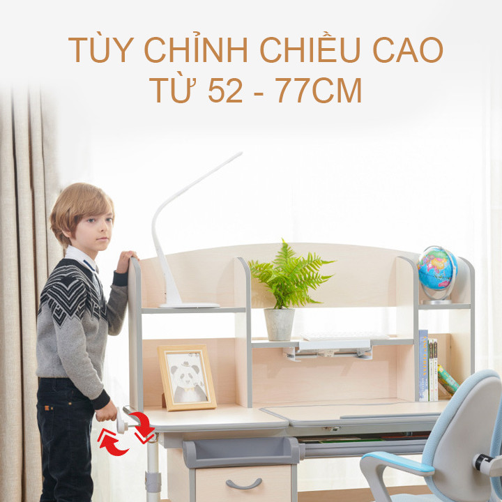 Bàn Ghế Học Sinh Thông Minh - Chống Gù Chống Cận - Tùy Chỉnh Linh Hoạt. Phù hợp trẻ từ 3 - 18 tuổi