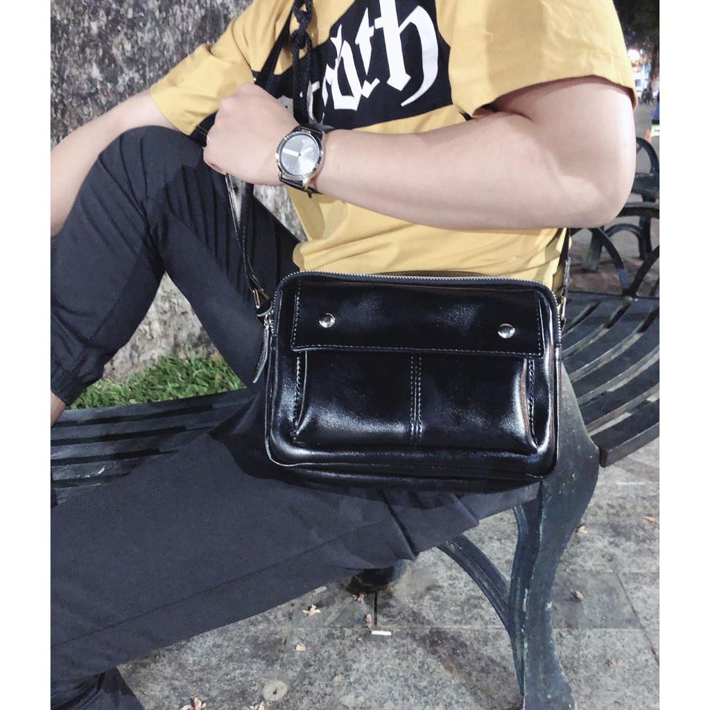 TÚI ĐEO CHÉO LANPAD UNISEX MESSBAG DA PU DA034