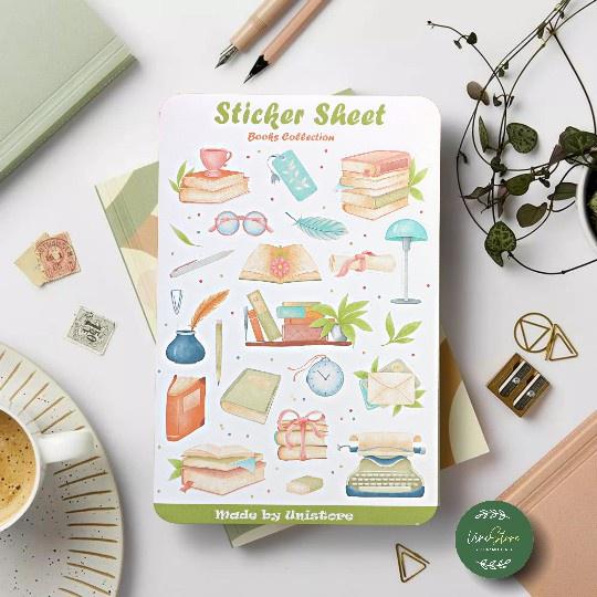 Sticker sheet books collection - chuyên dán, trang trí sổ nhật kí, sổ tay | Bullet journal sticker