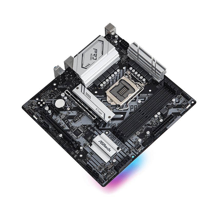 Mainboard ASROCK B560M PRO4 (Intel B560, Socket 1200, m-ATX, 4 khe Ram DDR4) - Hàng chính hãng