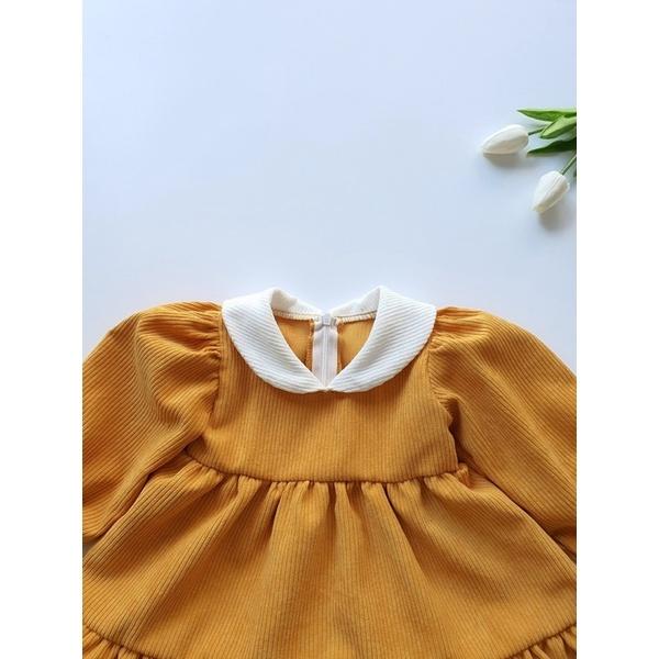 Váy Nhung Tăm Sợi To Bé Gái 4 Đến 17kg Siêu Phẩm Mùa Thu
