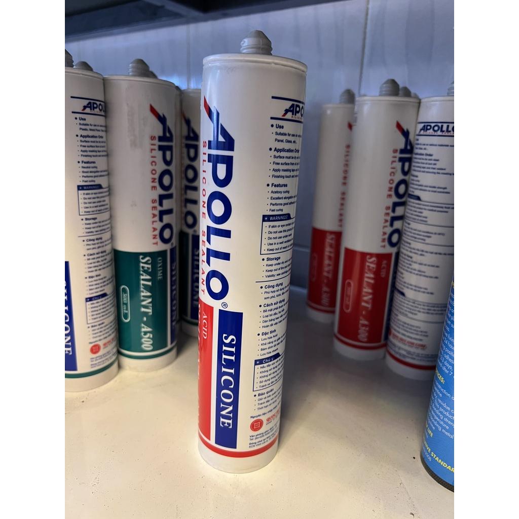 KEO SILICONE APOLLO A300  TRẮNG,TRONG,ĐEN – Trắng Sữa A300