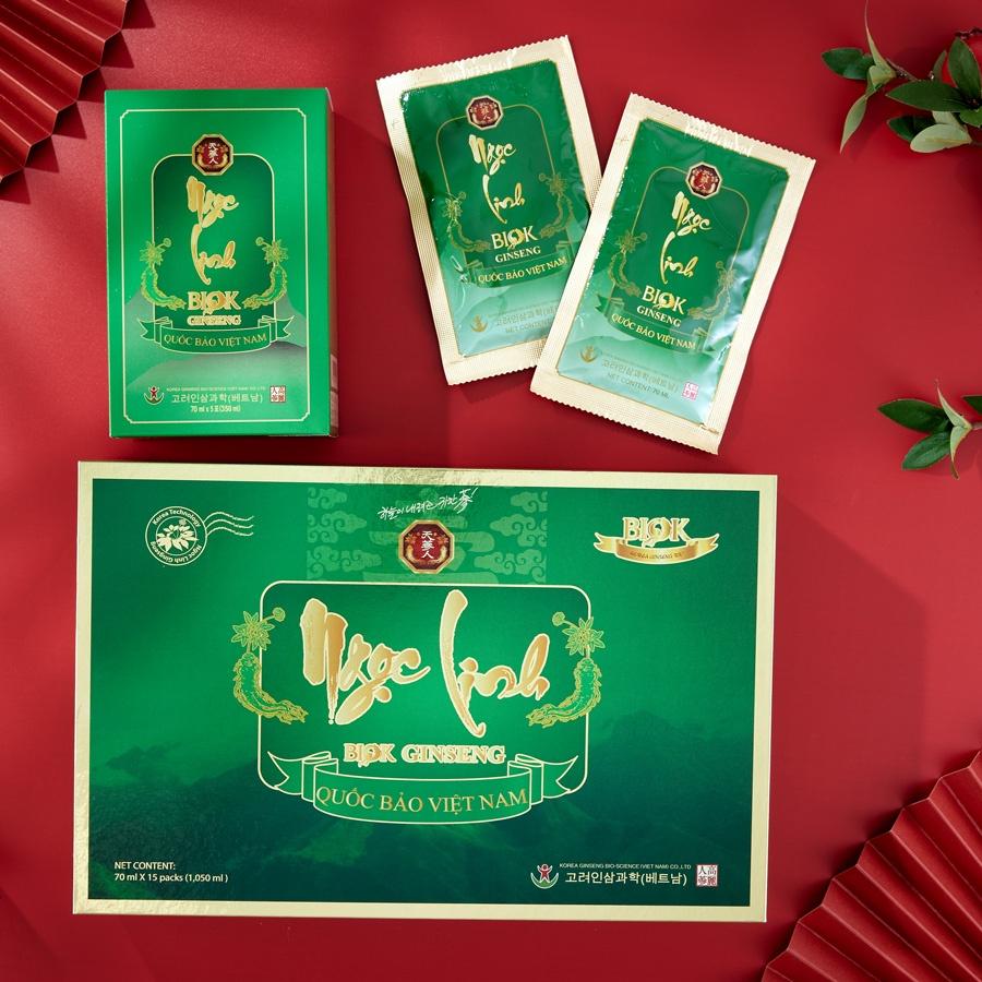 Nước Uống Sâm Ngọc Linh - Quốc Bảo Việt Nam - Hộp Quai Xách