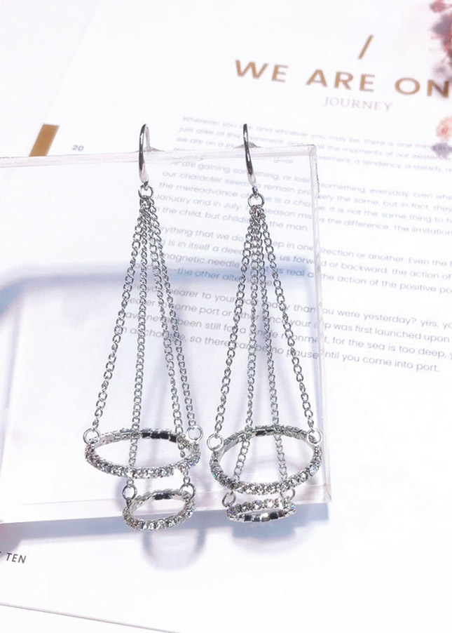 Bộ quà tặng bông tai / khuyên tai cao cấp full hộp túi đựng đen